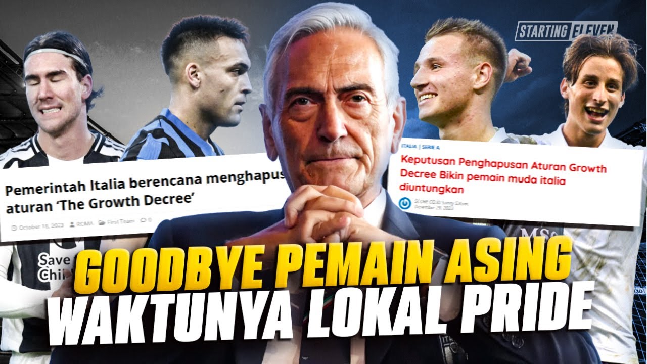 Kontroversi Pencabutan Aturan Growth Decree di Serie A