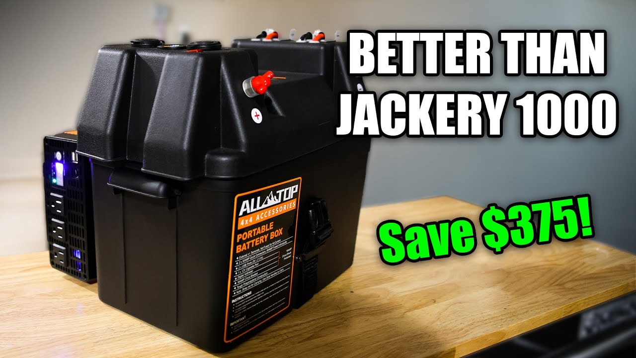 DIY Portable Power Station That BEATS The Jackery 1000!