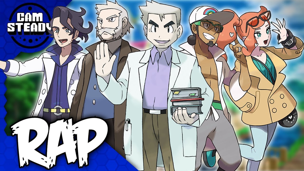 POKEMON PROFESSOR RAP CYPHER | Cam Steady ft. Chi-chi, Joey Nato, GameboyJones & More