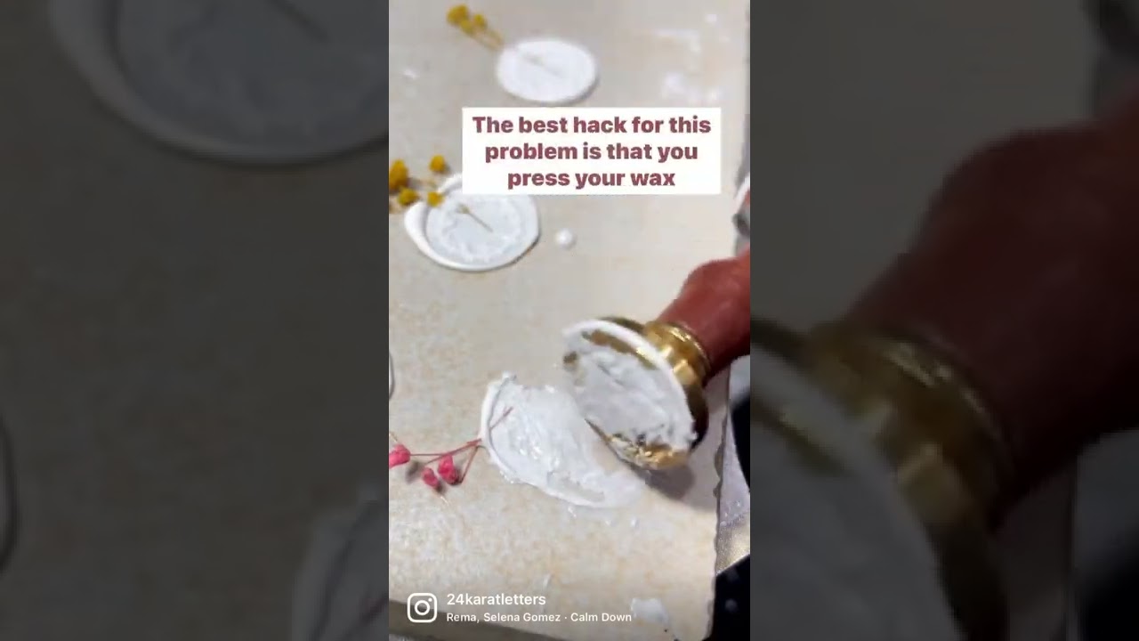 Wait what..? Perfect wax seal hack! 🤯 #shorts
