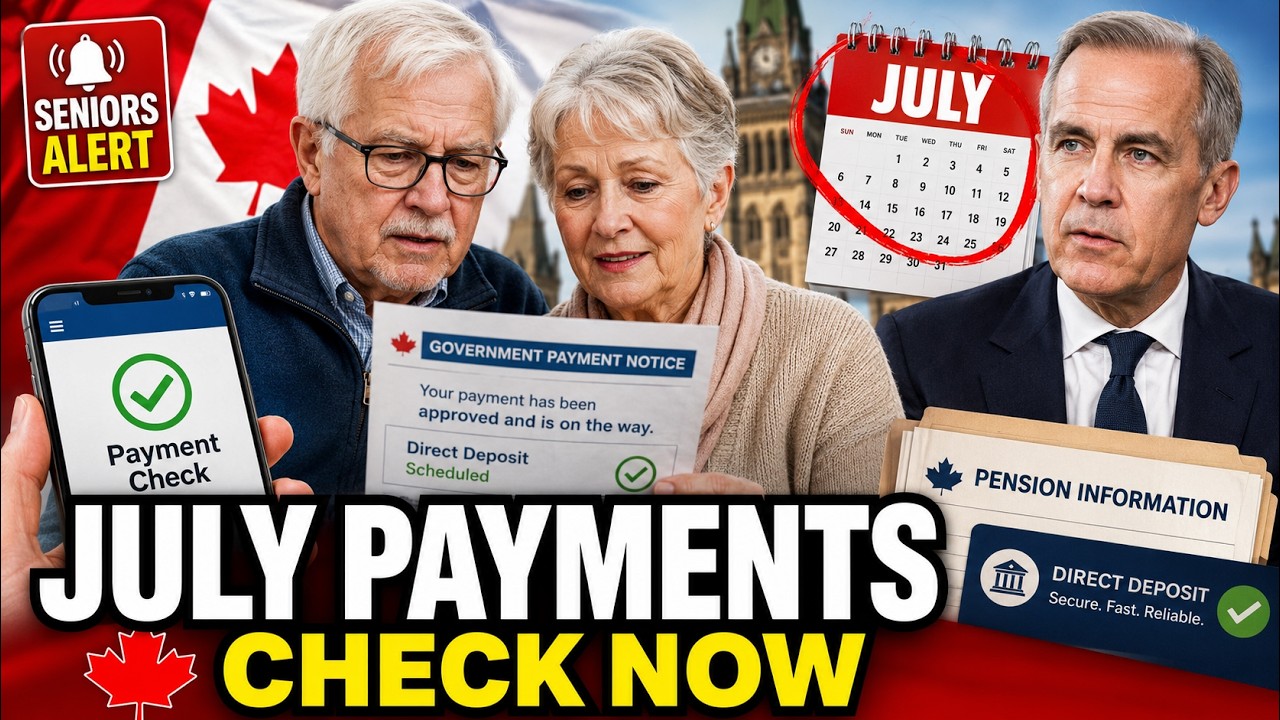 Canada Seniors Alert: July Government Payments You Should Check Now