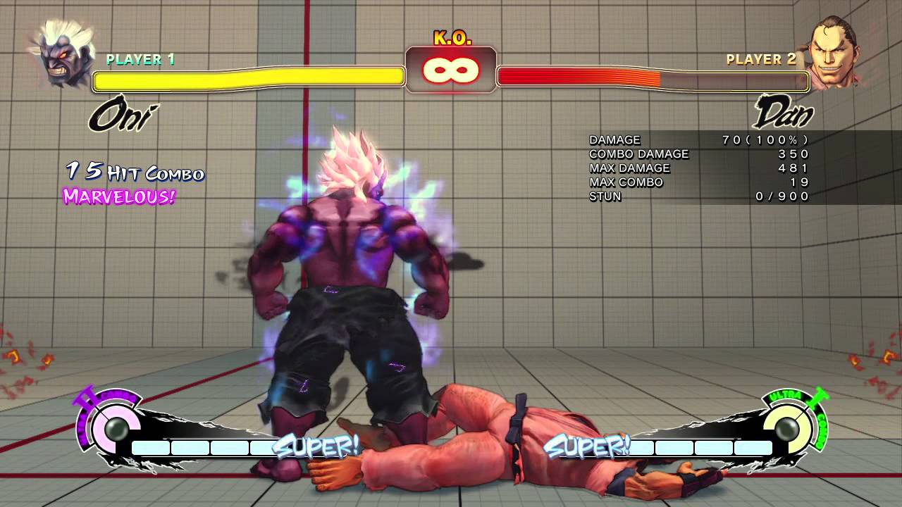 Super Street Fighter 4 AE v.2012 Oni Demon Setups 天