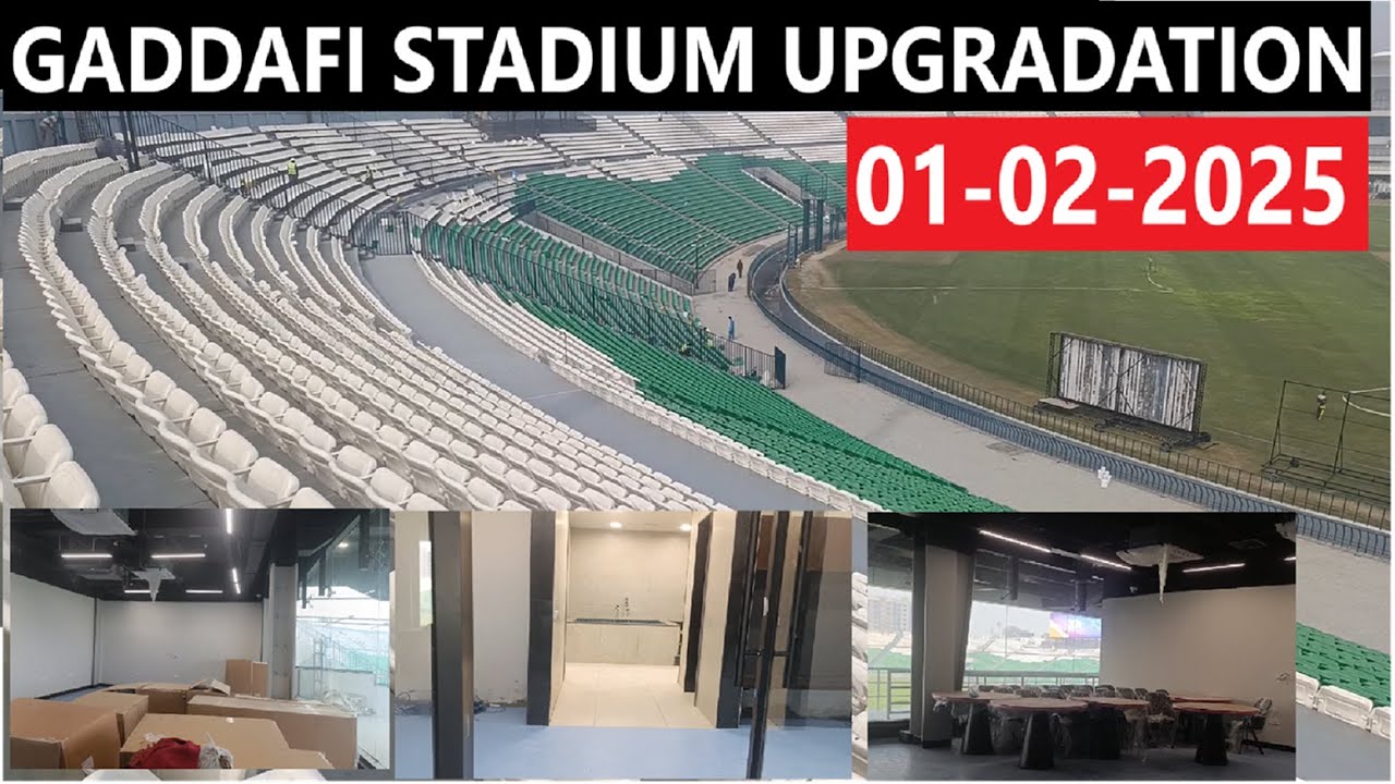 Gaddafi Stadium Upgradation 1 02 2025