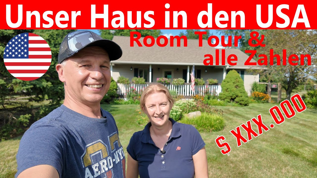 Room Tour durch unser Haus in den USA  –  Rundgang, alle Daten und die echten monatlichen Kosten