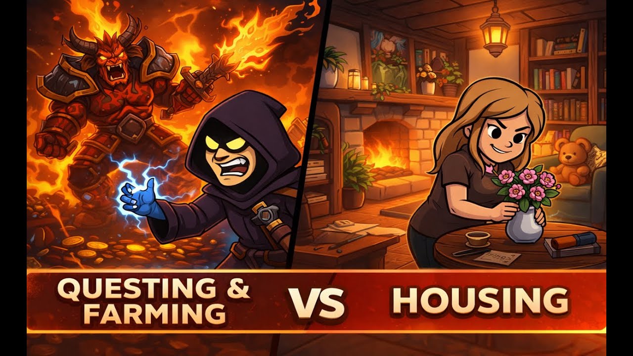 WoW Couple Gaming Adventure: Battle n Legion Remix & Decorate