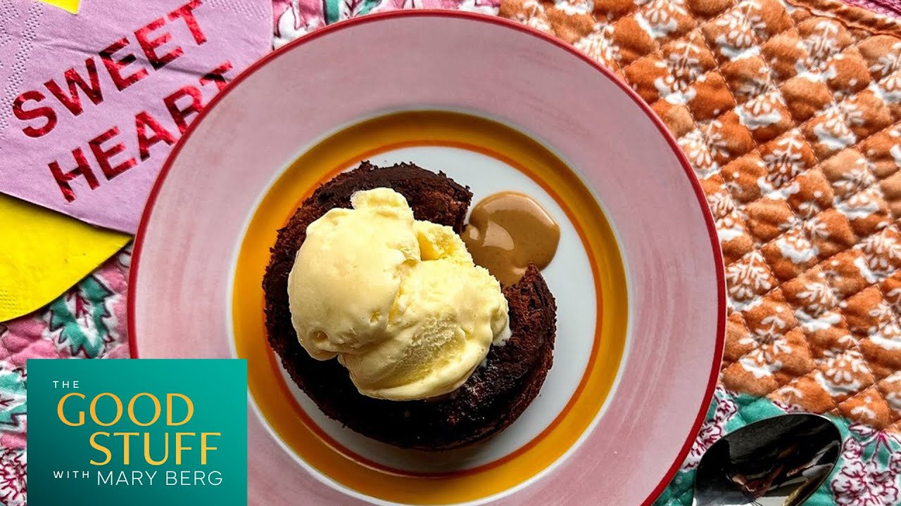 Mary’s Chocolate Peanut Butter Lava Cakes | The Good Stuff with Mary Berg