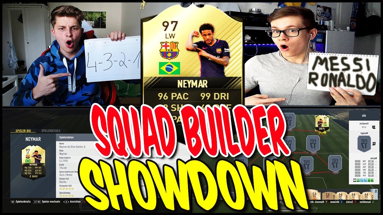 FIFA 17 - 97 IF NEYMAR SQUAD BUILDER SHOWDOWN vs. REALFIFA! ⛔️⚽😝 - ULTIMATE TEAM (DEUTSCH)