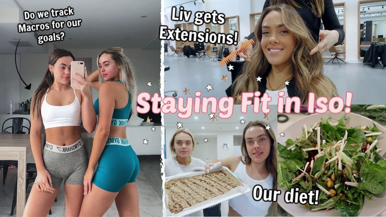 STAYING FIT & LEAN IN ISO PT.2! (What we are eating, Bake with us + More!!)