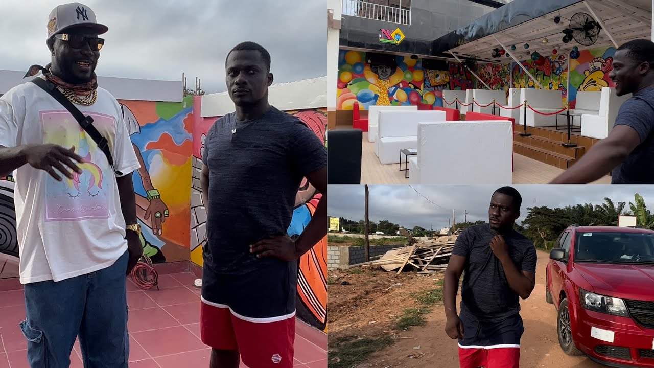 Nyhiraba Kojo used 5 months to build NKCity nightclub Cape Coast from ground zero, Zionfelix tours