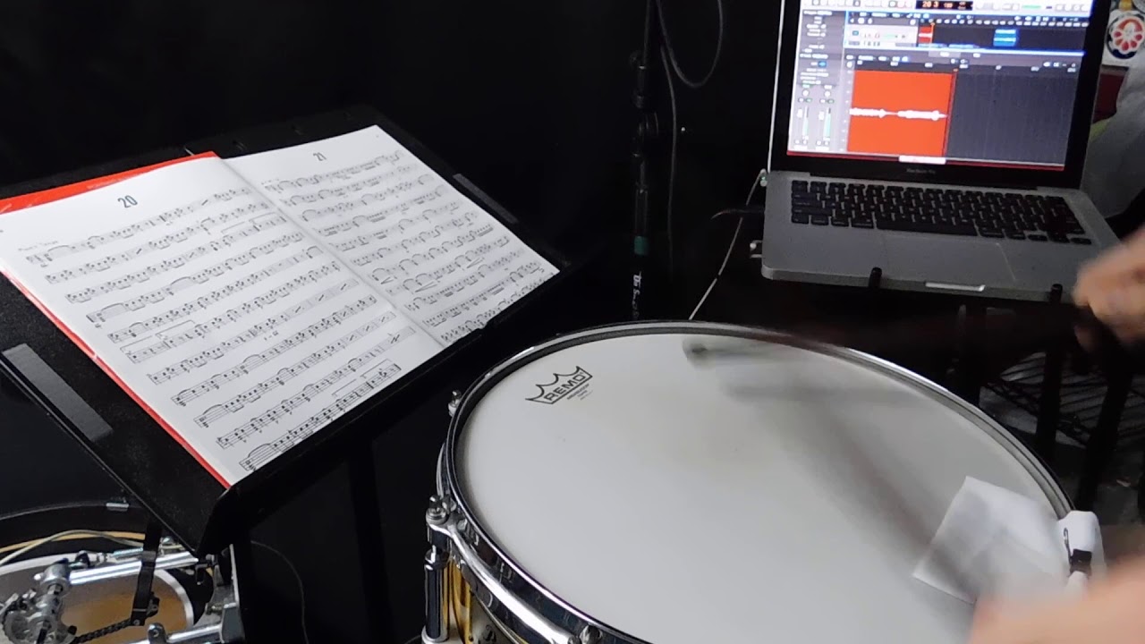 Mitchell Peters Intermediate Snare Drum Studies Etude 21 76bpm