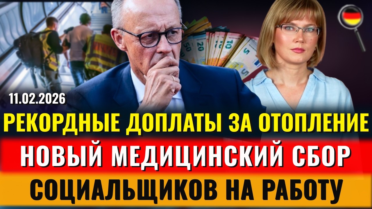 Новый МЕДИЦИНСКИЙ СБОР, Социальщиков НА РАБОТУ, ДЕПОРТАЦИИ, РАЗВАЛ ЕС, Новости Германии