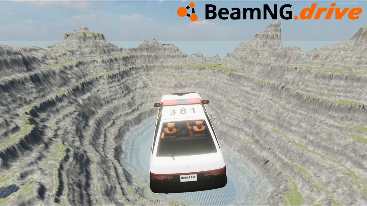 Destroying Police Cars at the Leap of Death | Brutal Realistic Crashes | BeamNG Drive