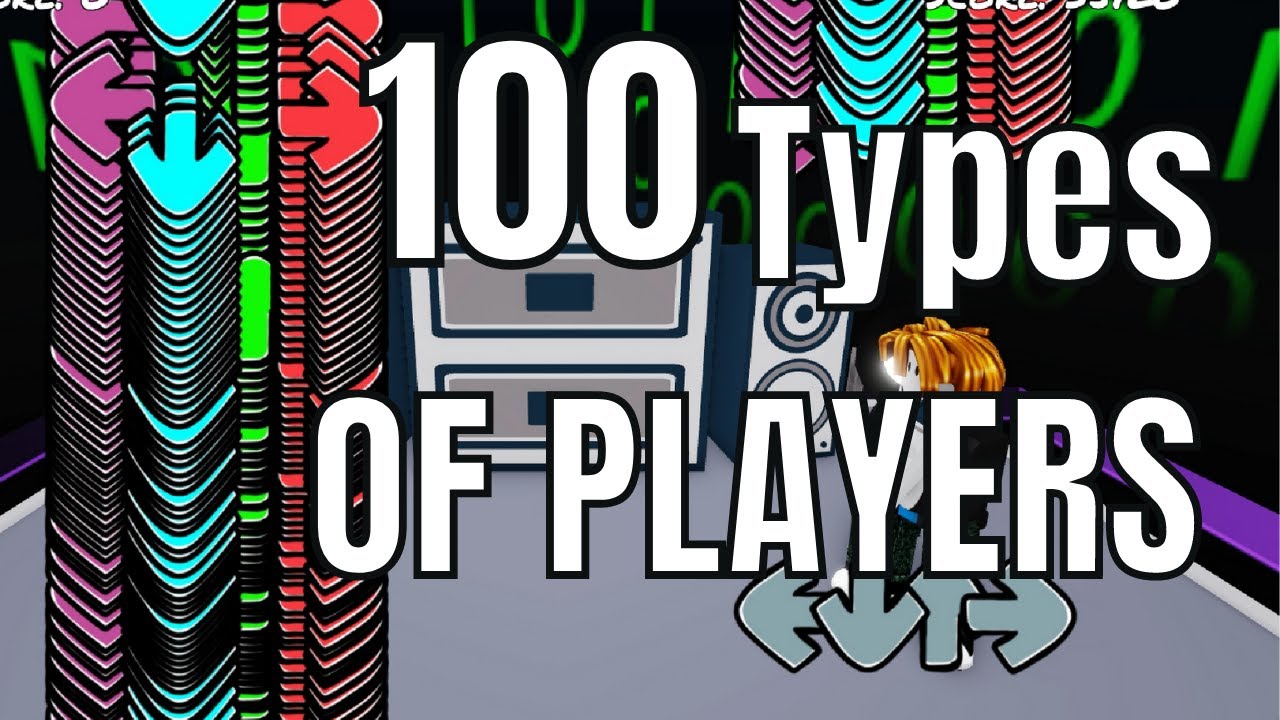 100 TYPES OF PLAYER IN FUNKY FRIDAY ROBLOX Pt. 1