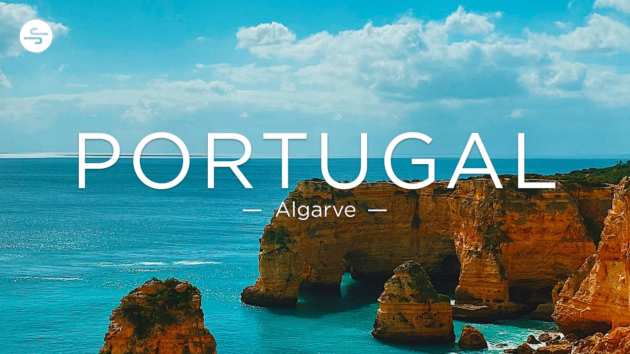 [4K UHD] Algarve, PORTUGAL🇵🇹 Ambient Drone Film + Ambient Chillout Music for Relax