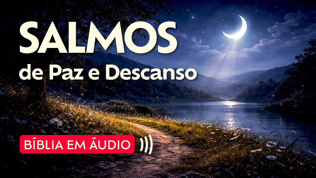 Salmos para Dormir e Descansar em Deus | Salmo 16, 62, 91 e 127 | Oração da Noite