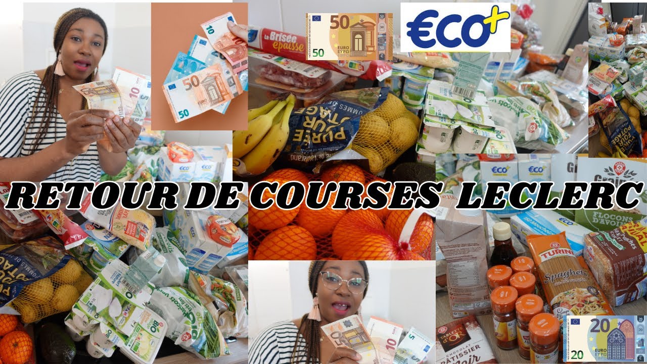 65€ RETOUR DE COURSES: j'ai abandonné LIDL au profit de LECLERC?