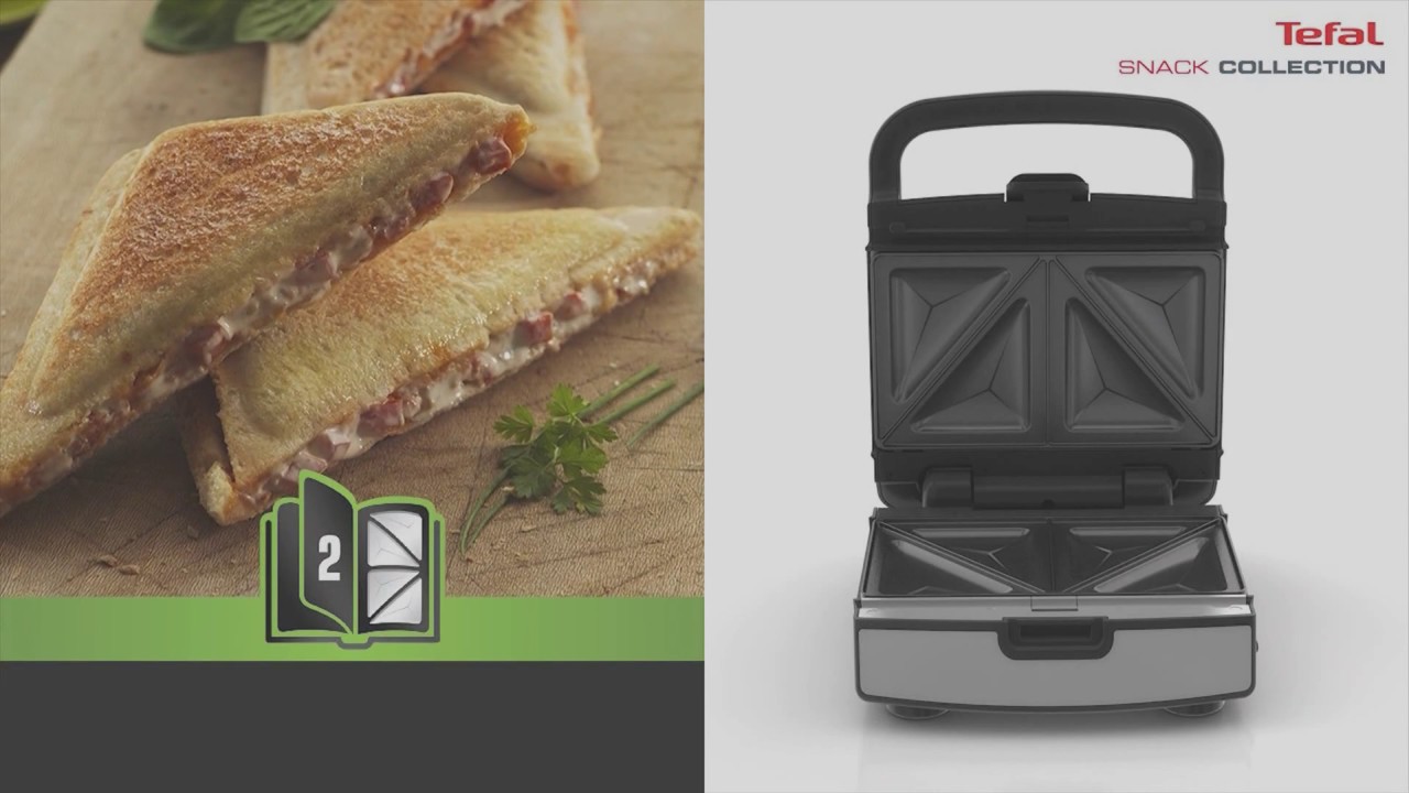 Coffret Snack Collection (Tefal) : Les croques triangle