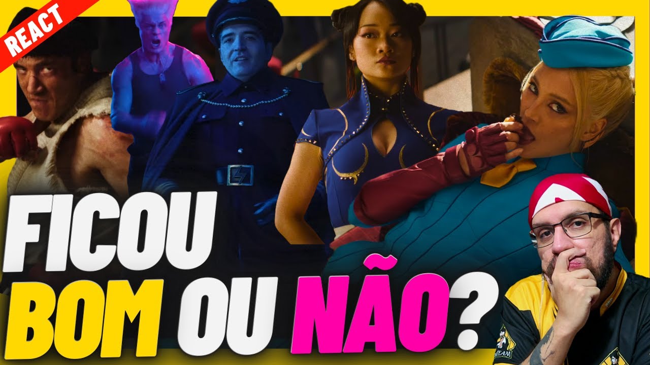 QUE P**** FOI ESSA?!?! REACT SINCERO do trailer do Filme de Street Fighter 2026