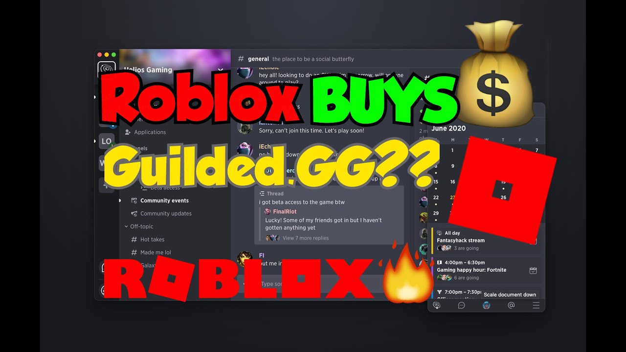 Roblox has BOUGHT Guilded (Discord COMPETITOR)