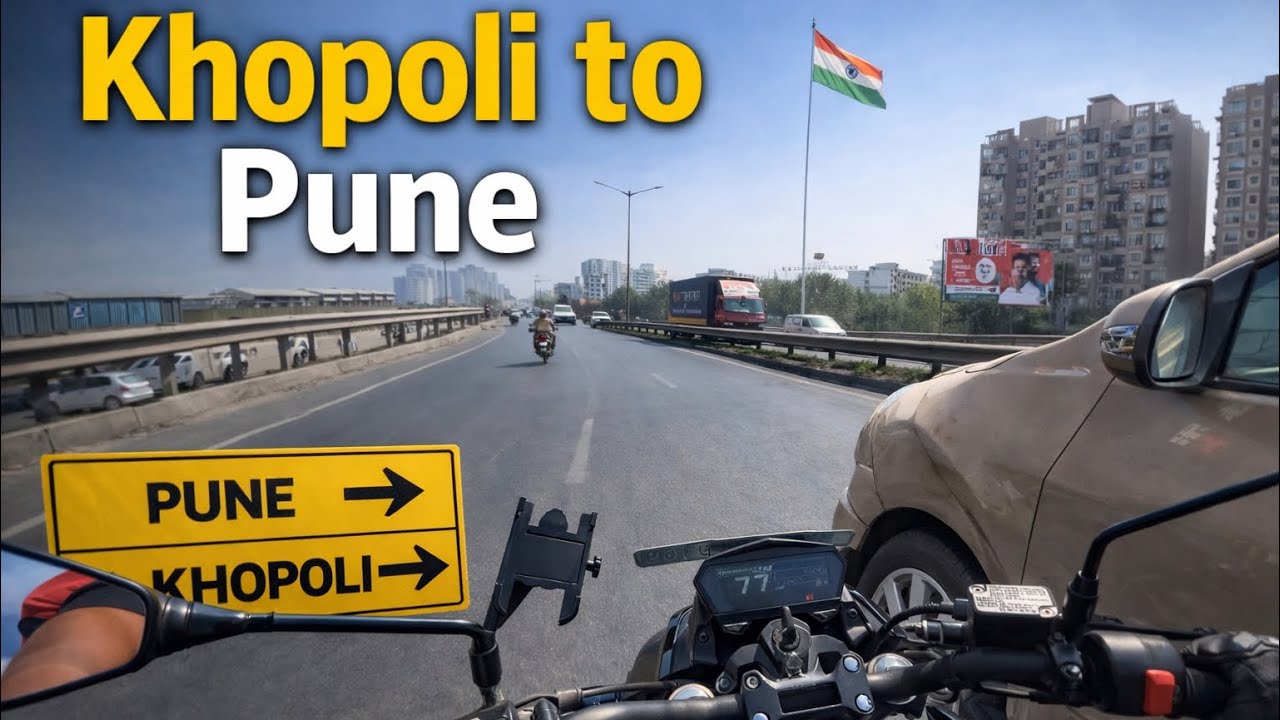 Khopoli to Pune ride 🔥| Traffic,speed & city Views | Shinde.x.vlog No. 11