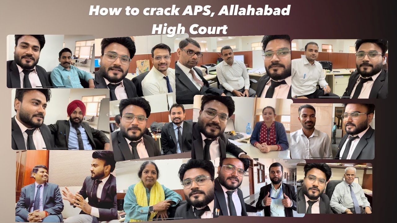 How to crack APS, Allahabad High Court Examination || APS || Allahabad High Court