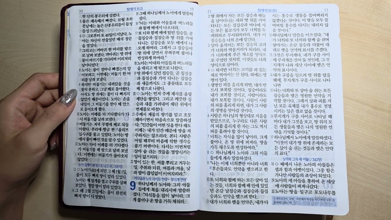 언니가 읽어주는 성경 통독 day3 창세기 7장~9장