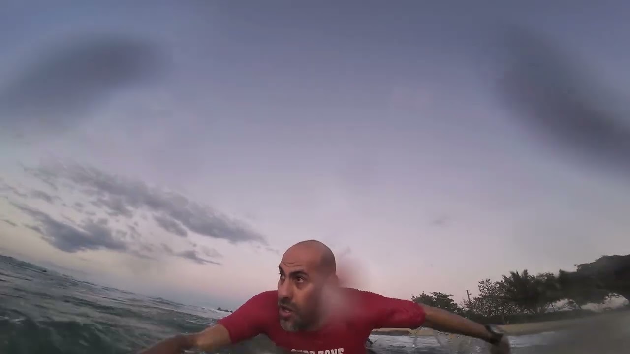 Surf con precaución por lesión 