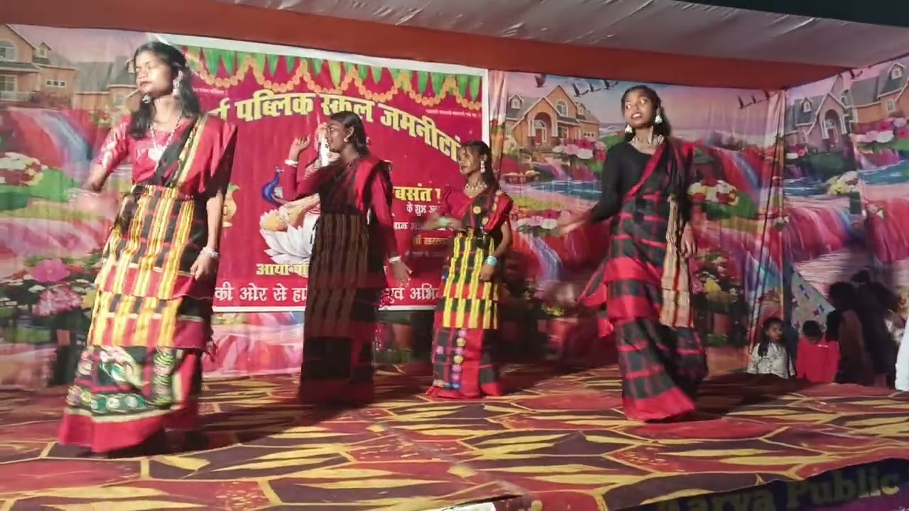 Aarya public School 🏫 Saraswati Puja dance