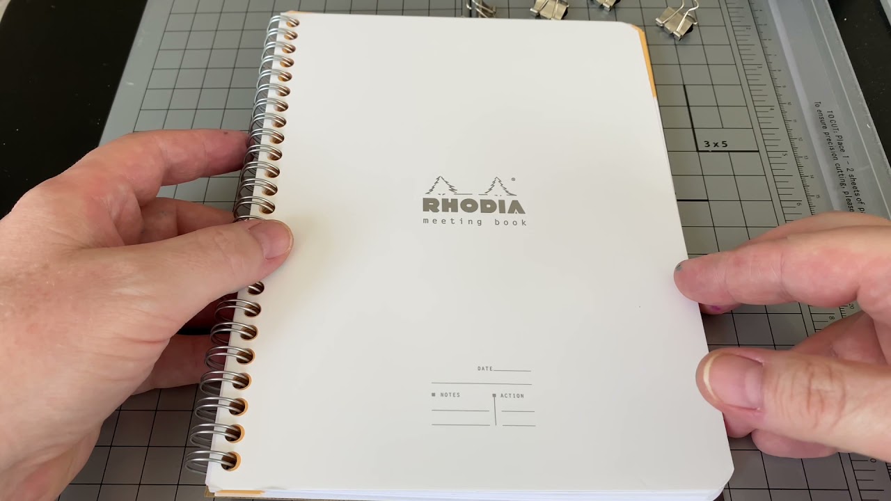 Взлом книги Rhodia Meeting Book | Обложка на заказ своими руками