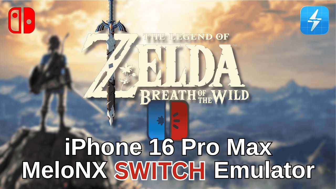 Legend of Zelda: Breath of the Wild - iPhone 16 Pro Max, iOS Switch Emulator (MeloNX v2.3 beta3)