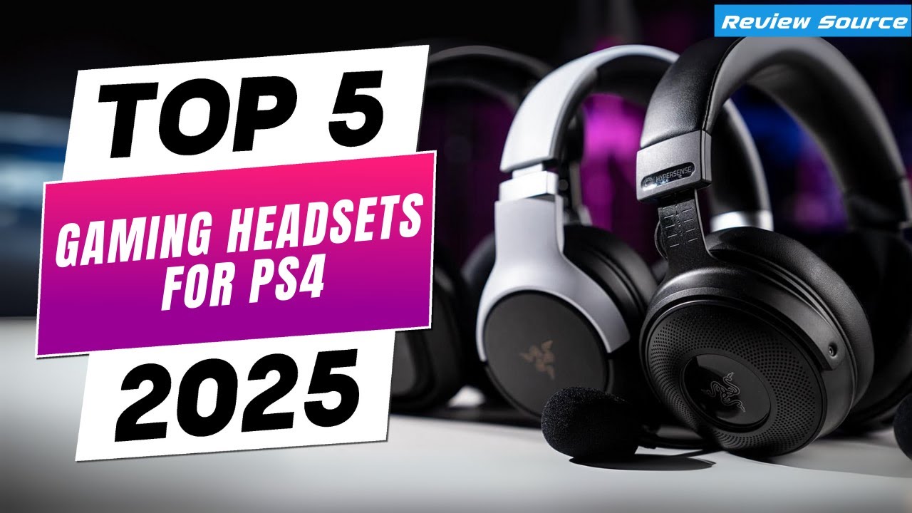 Top 5 Best Wireless Gaming Headsets for PS4 2025 | Clear Chat & Deep Bass