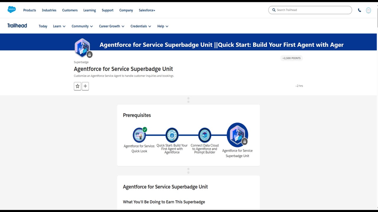 Agentforce for Service Superbadge Unit-Prerequisites|| Configure Agentforce for Service