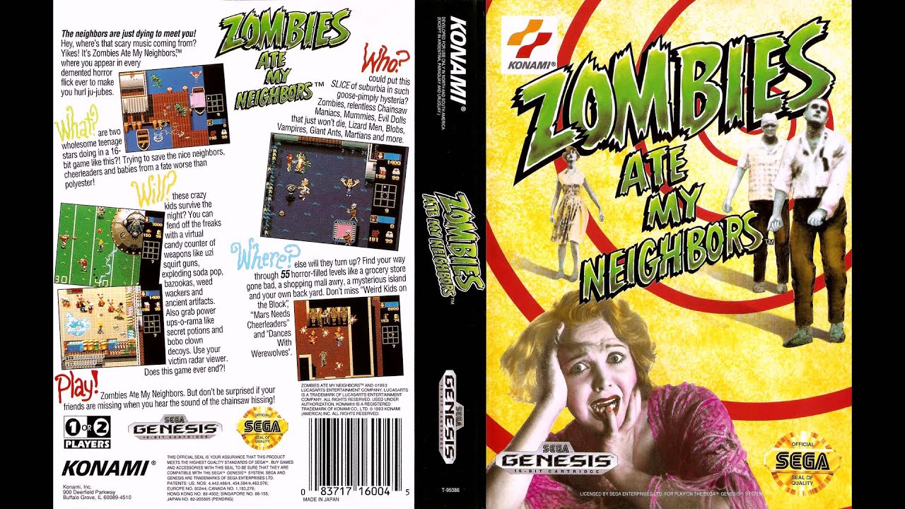 [SEGA Genesis Music] Zombies Ate My Neighbors - Full Original Soundtrack OST