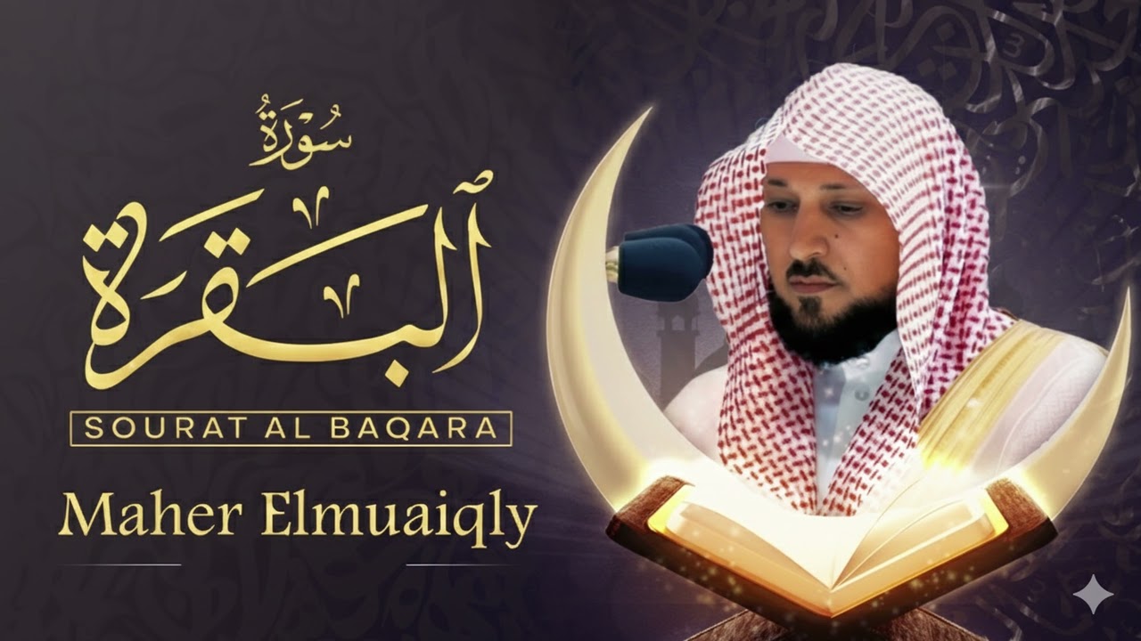 سورة البقرة كاملة بصوت ماهر المعيقلي  تلاوة تبكي الحجر جودة عالية HD