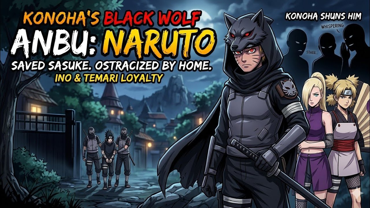  Naruto Ostracized After Saving Sasuke and Returned as Konoha’s Black Wolf ANBU, Ino & Temari? 