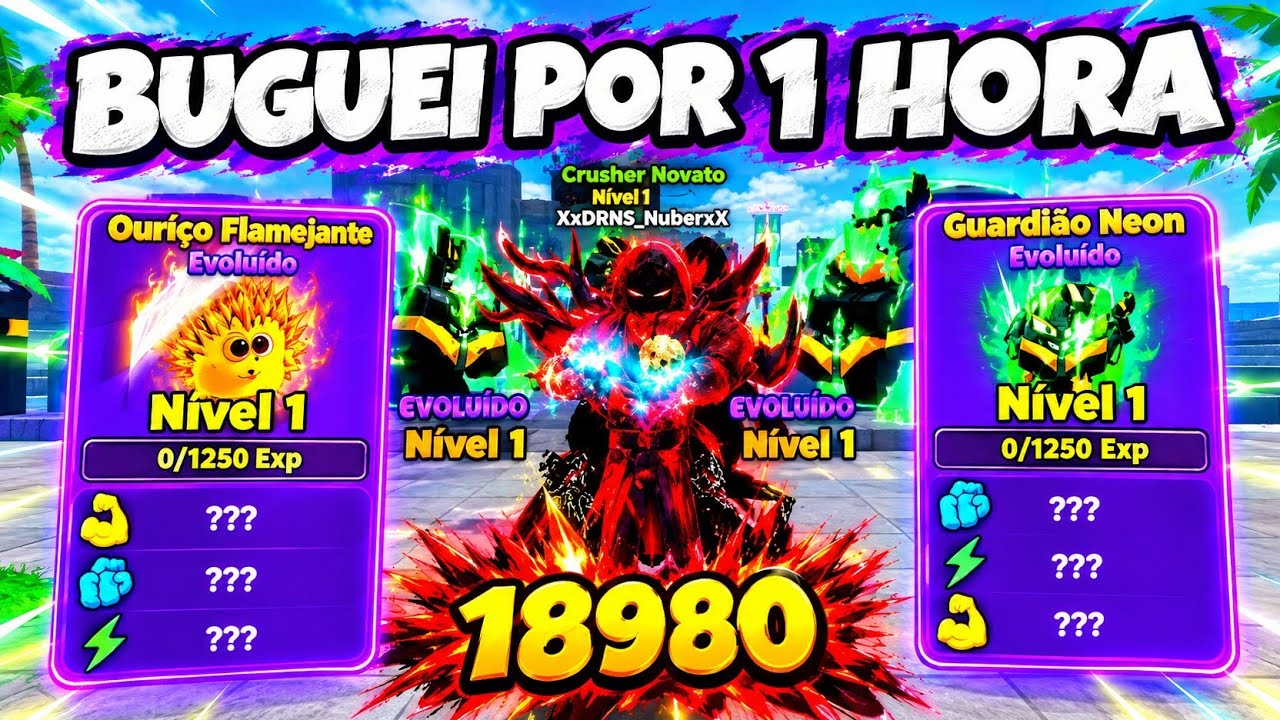 BUGUEI pet por 1 hora com 18980 RENASCIMENTOS no Muscle Legends!