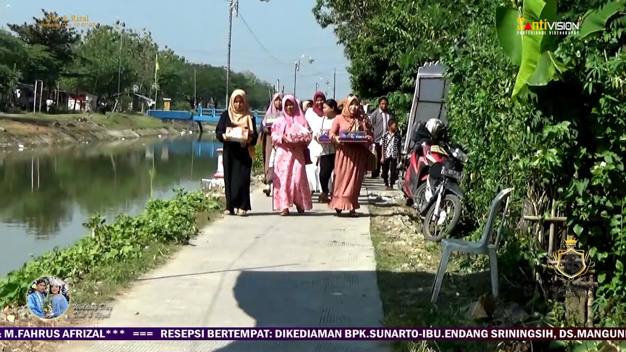 SASRAHAN ROMBONGAN BESAN, PERNIKAHAN DWI & RIZAL