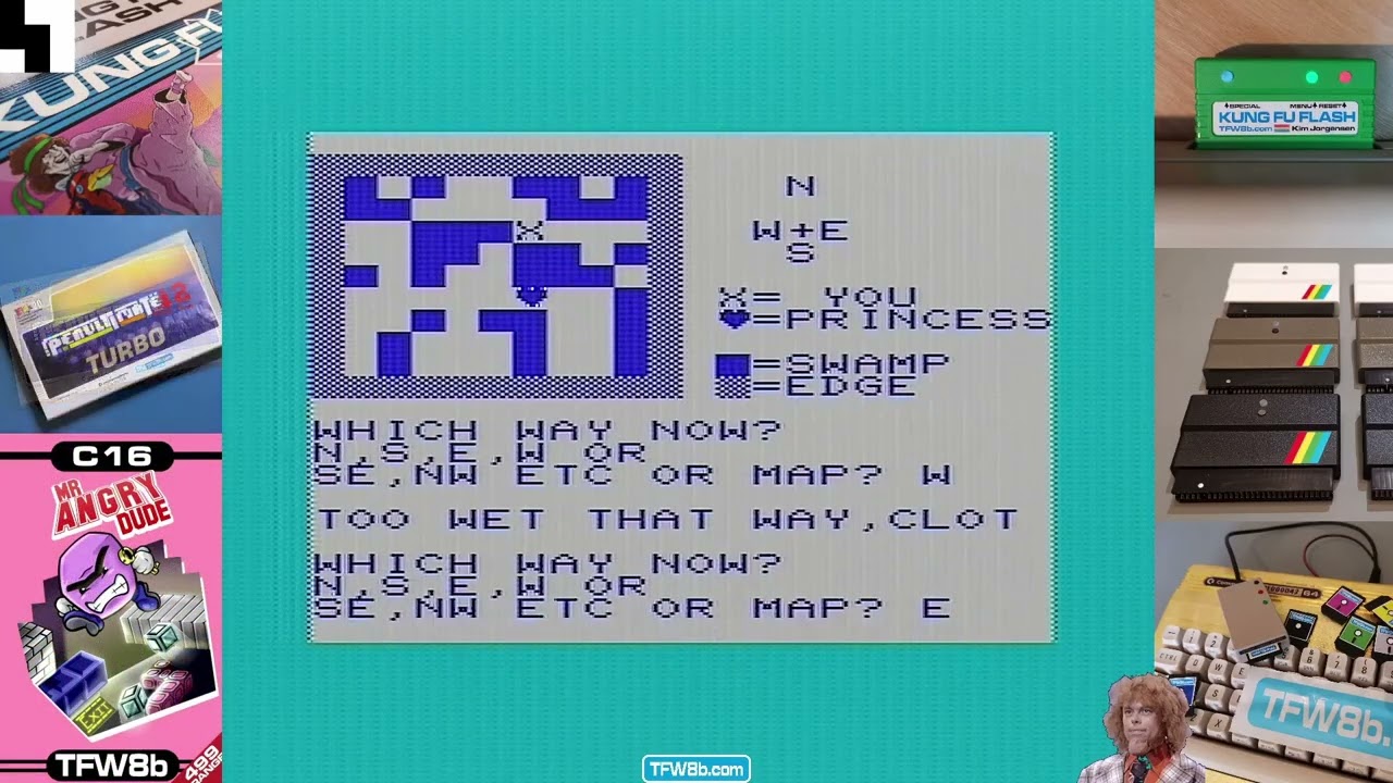 Rod Hull Replays: Perilous Swamp - Commodore VIC20 - PSION Conversion -  Featuring 