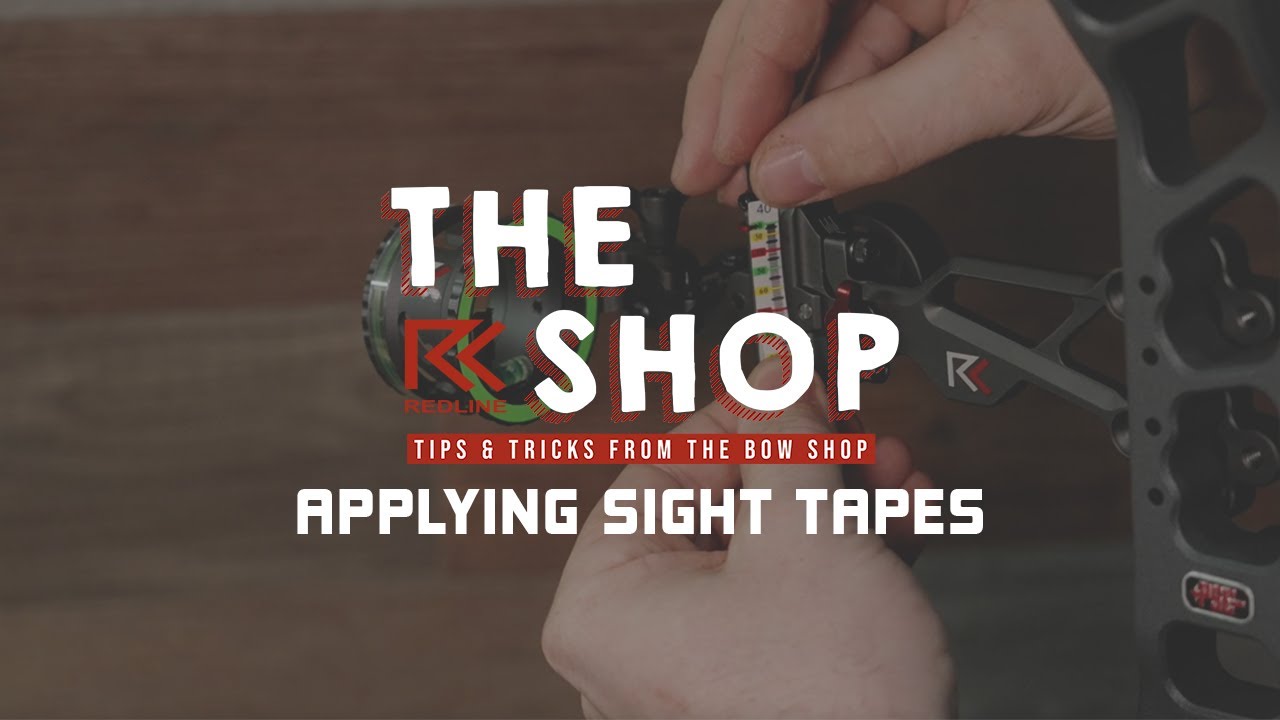 Slider Bow Sight Tape Setup | Redline Bowhunting's 