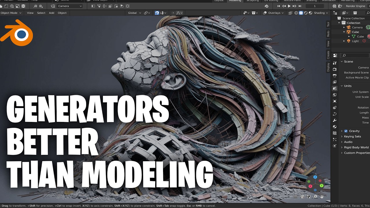 Generators better than modeling
