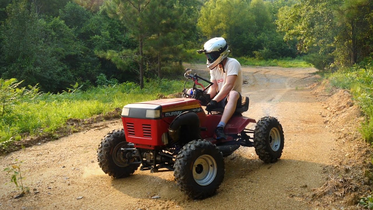 600cc Snowmobile POWERED Mower Offroad Test! [Discontinued]