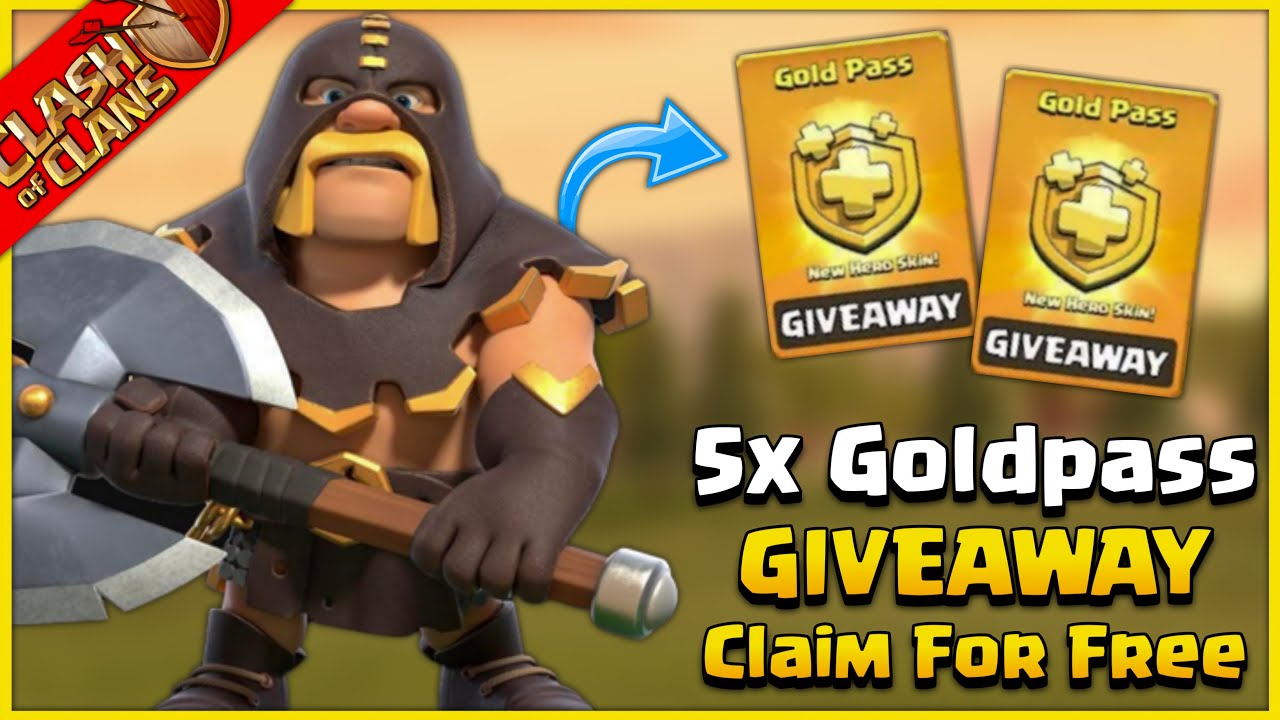 5x Goldpass Giveaway Announcement ft. @skop69 💯😱 || Get Free Golpass In Clash Of Clans - COC