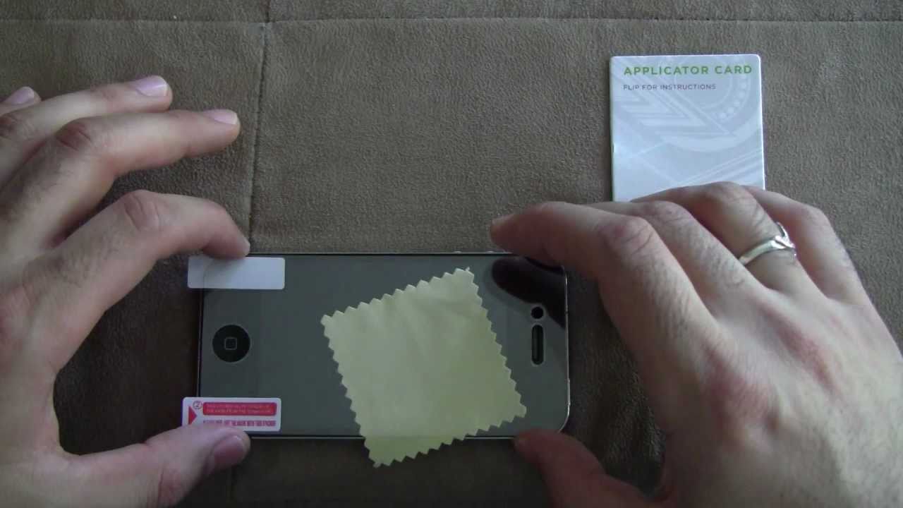 iPhone 4s Screen Protector Installation & Demo