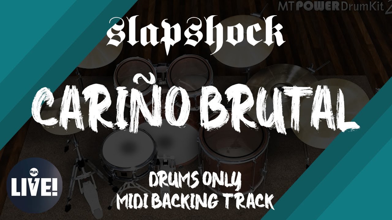 Slapshock - Cariño Brutal (MYX Live!) | Drums Only MIDI Backing Track
