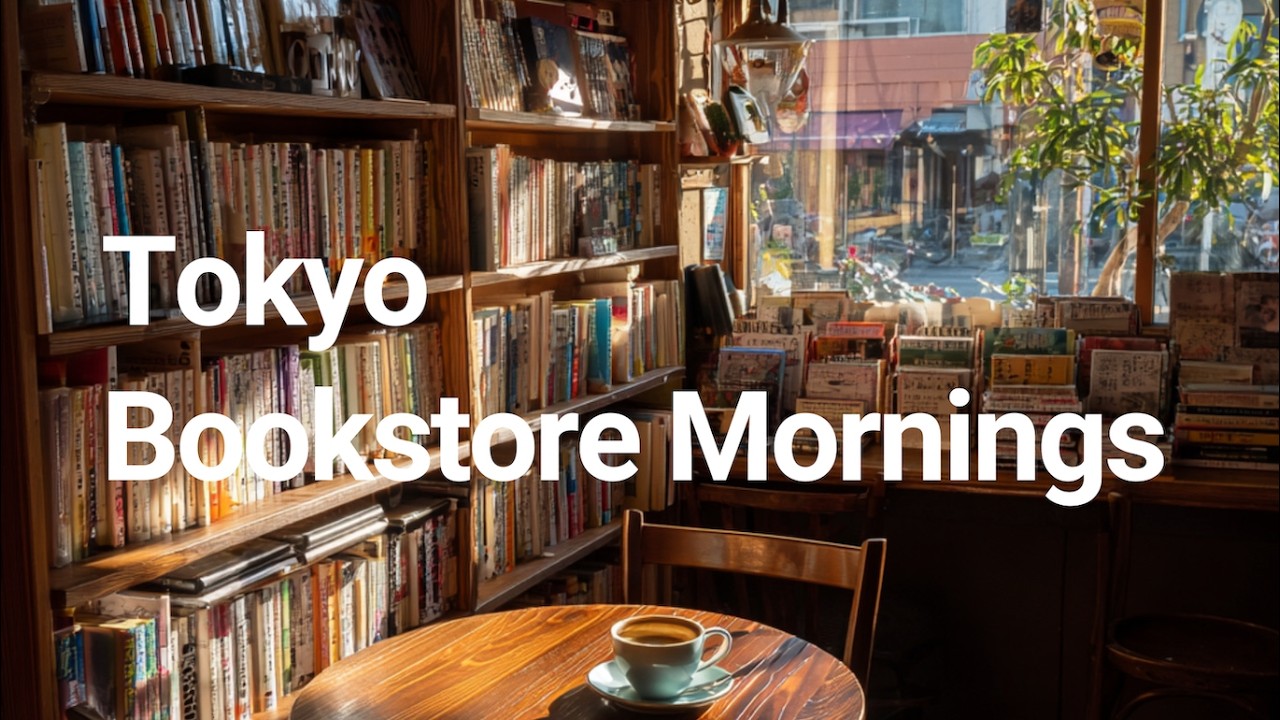 Tokyo Bookstore Mornings ☀️ | Japanese Chillhop for Reading & Coffee