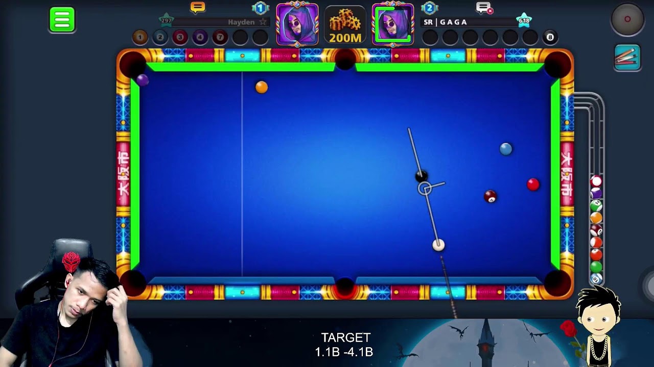 8 ball pool trickshot