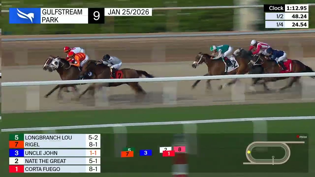 Gulfstream Park January 25, 2026 Race 9