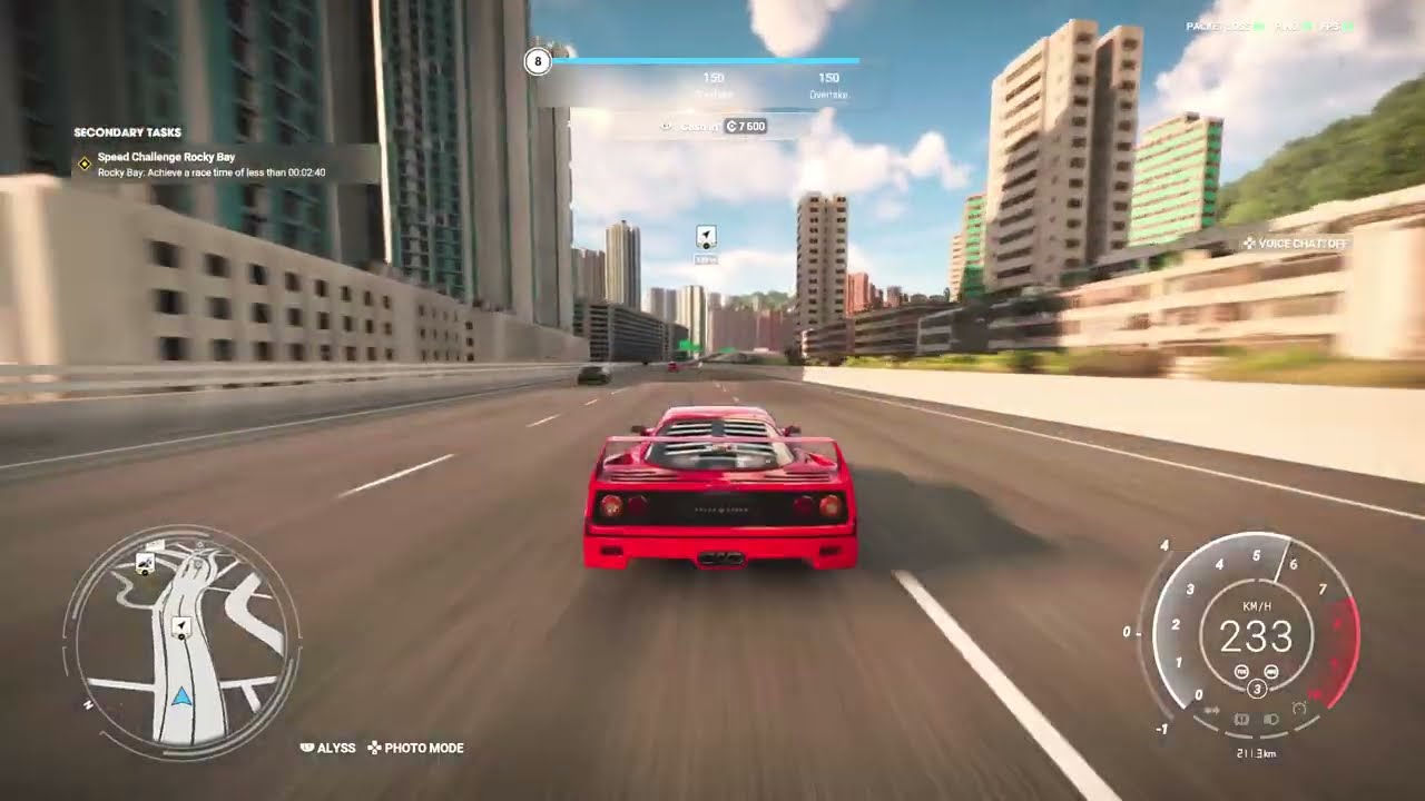 Sunnyday in Ferrari F40 [TDU Solar Crown]