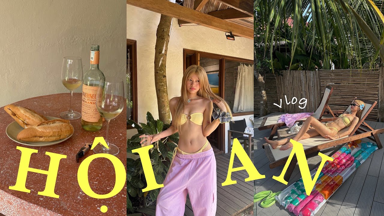 Vlog. Hội An Old Town Girls 🛖🌾| Giờ mới biết Hội An có biển đẹp vậy luôn🥹👙🏝️ | Hanzvu