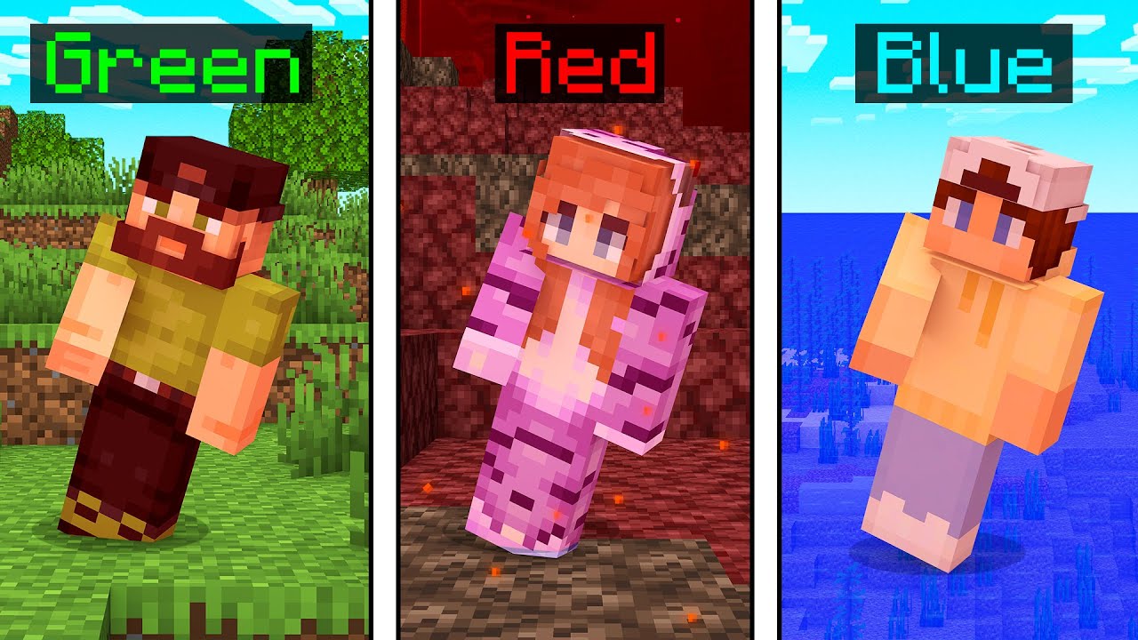 Minecraft, но ты не можешь прикоснуться ни к одному цвету!